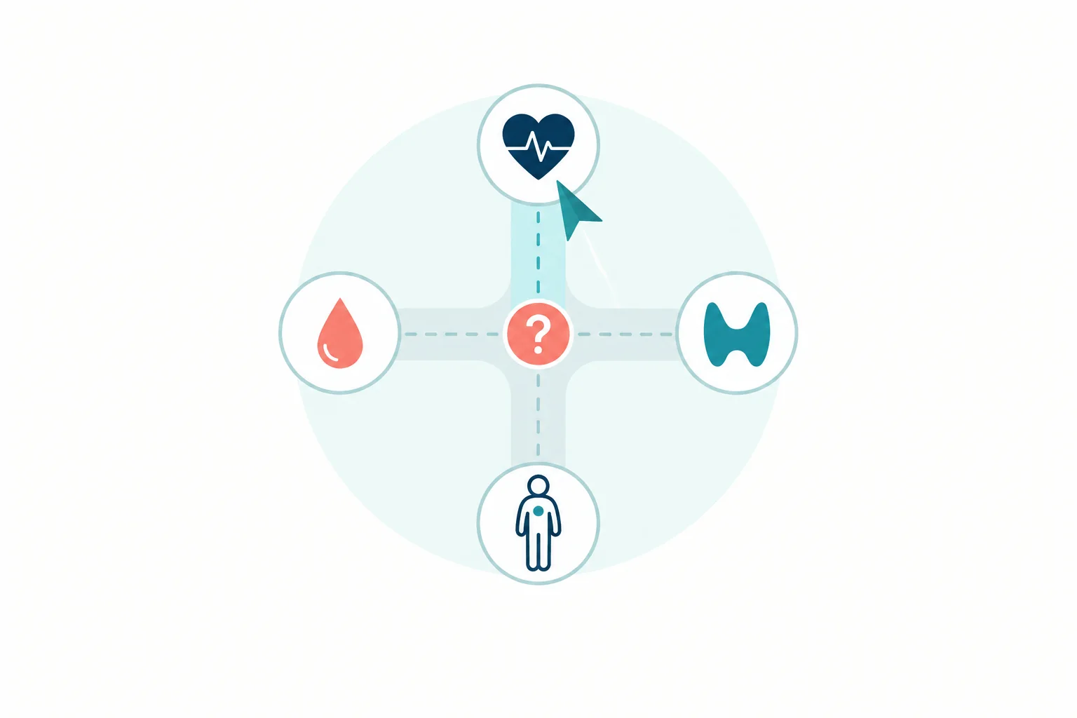 Guidance between different health checkup choices
